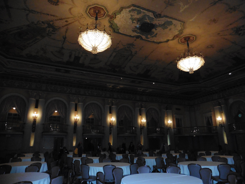 Tour of the Biltmore let by LA Conservancy volunteer for annual IWOSC writers party.